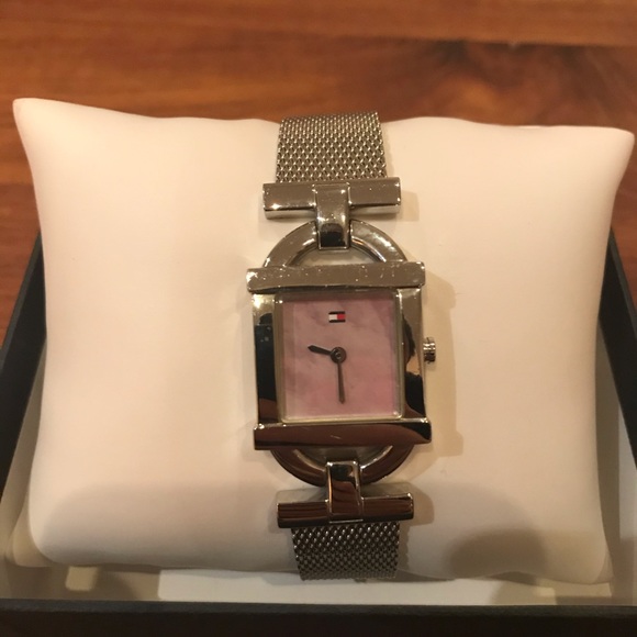 Tommy Hilfiger Stainless Steal Square Watch - Picture 7 of 8